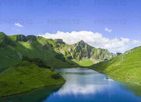 Schrecksee with Allgau mountains