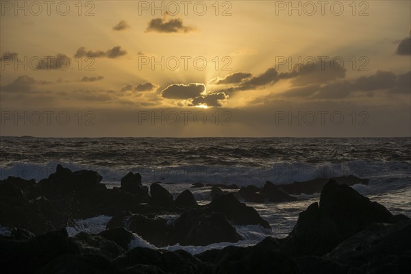 Sunset at the Ponta dos Capelinhos