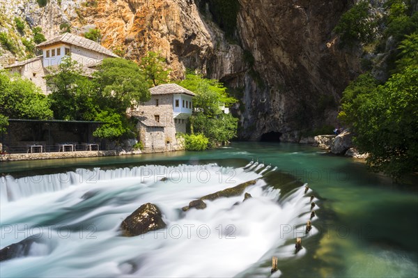 Historical Dervish monastery of Blagaj Tekke