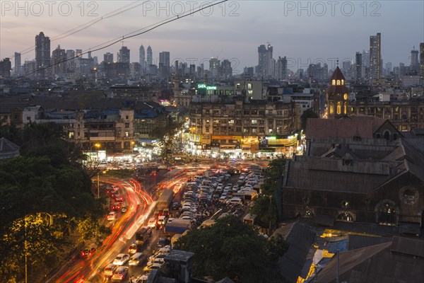 Evening rush hour at Crawford Market