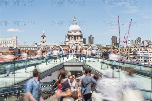Millenium Bridge and St. Paul's Cathedral