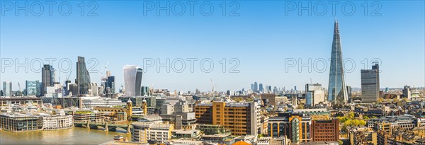 Skyline of the City of London and Southwark
