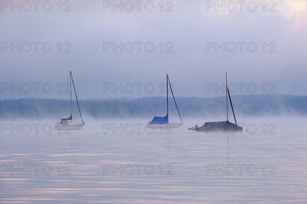 Morning atmosphere on Lake Starnberg