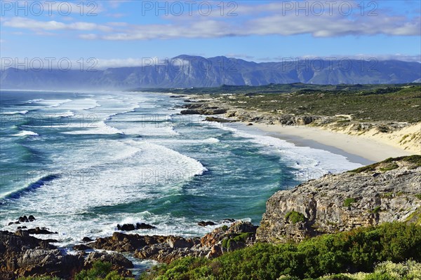 Bay with long sandy beaches