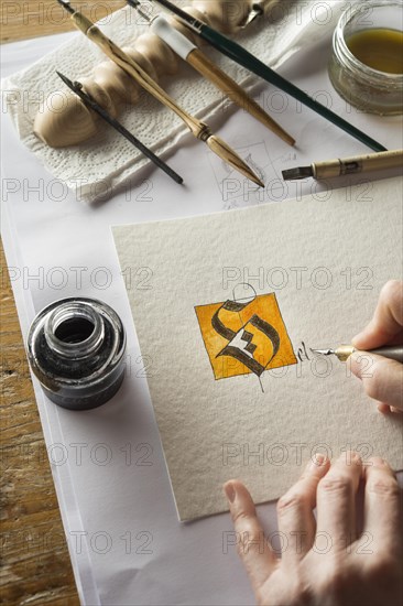 Calligraphy studio
