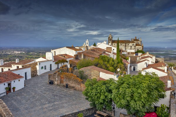 Mountain village with church Santa Maria da Lagoa