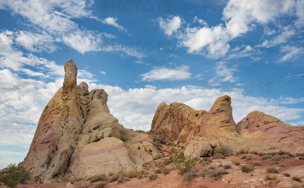 Orange-red rock formations