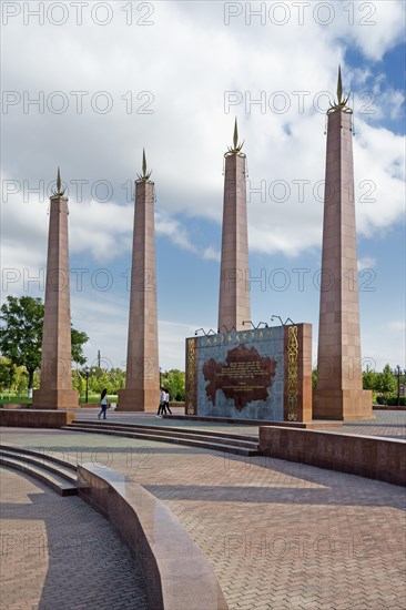 Granite obelisks