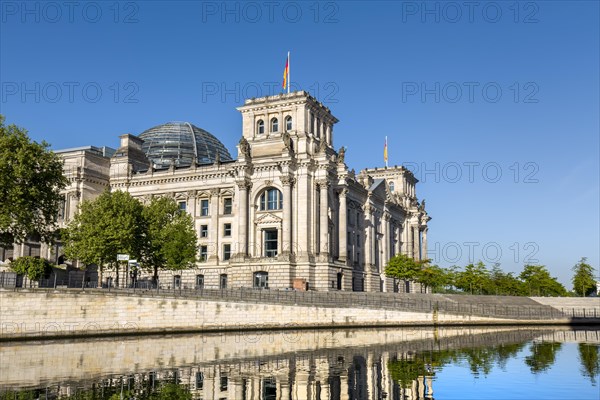 Reichstag at the river Spree