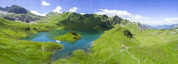 Schrecksee with Allgau mountains