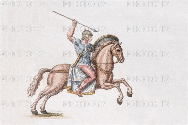 Roman soldier on horseback