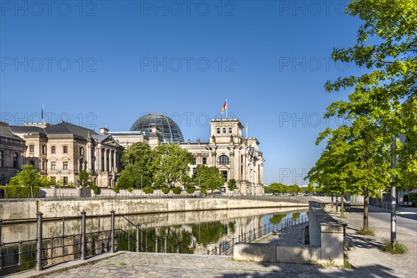 Reichstag at the river Spree