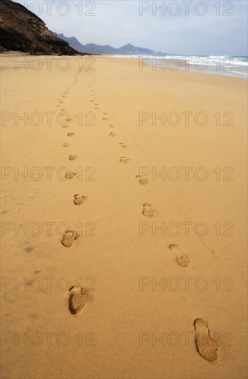 Footprints in the sand