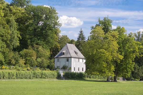 Goethe garden house in the Park at the Ilm