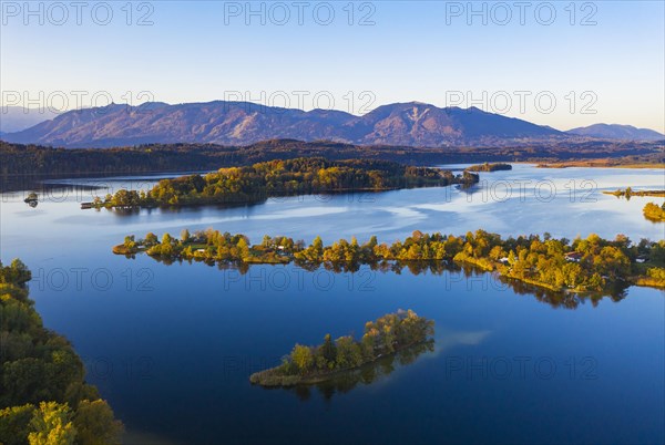 Lake Staffelsee with Gradeninsel