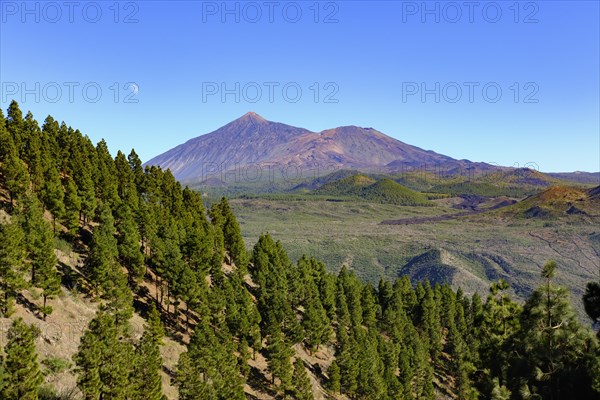 Volcano Pico del Teide and Pico Viejo