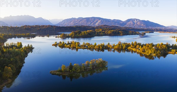 Lake Staffelsee with Gradeninsel