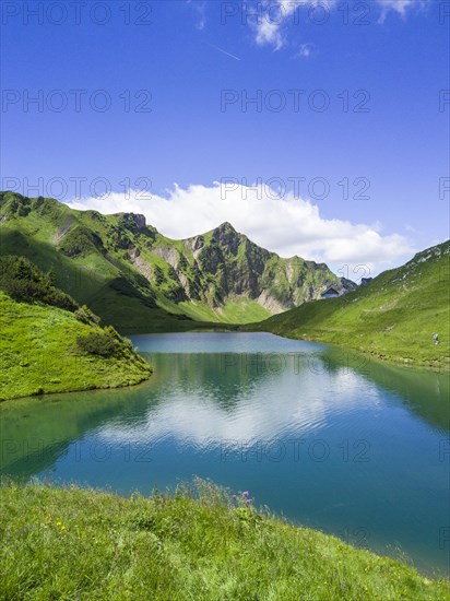 Schrecksee with Allgau mountains