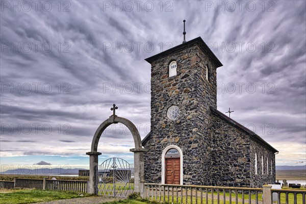 Stone church Thingeyrar