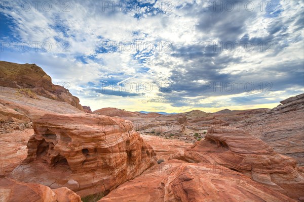 Orange-red rock formations