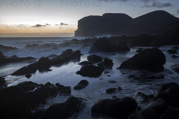 Sea lava rock