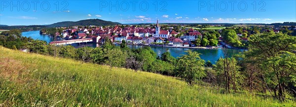 Diessenhofen with the river Rhine