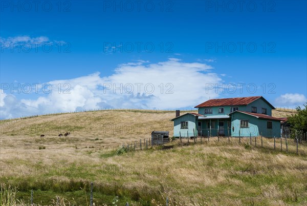 Lonely farmhouse in Chiloe