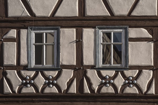 Historical timber framework from 1672