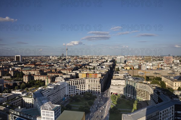 City view in east direction