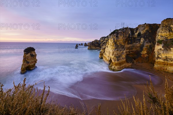 Dawn at the beach Praia da Dona Ana