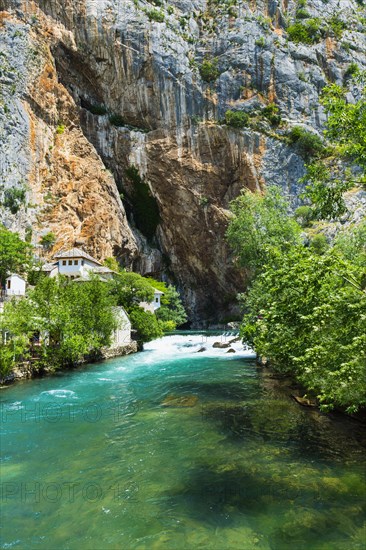 Historical Dervish monastery of Blagaj Tekke