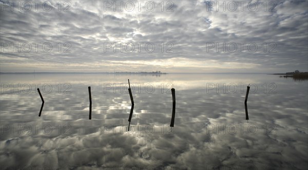 Cloudy atmosphere at Stettin Lagoon