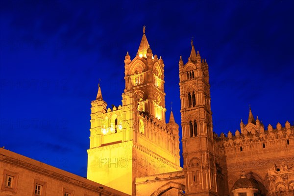 West tower and tower of the Cathedral Maria Santissima Assunta