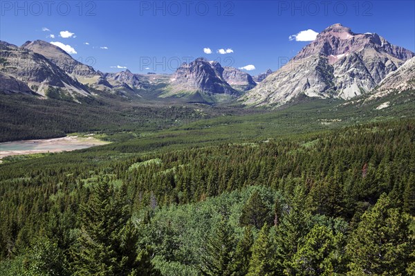 View on Appistoki Peak left