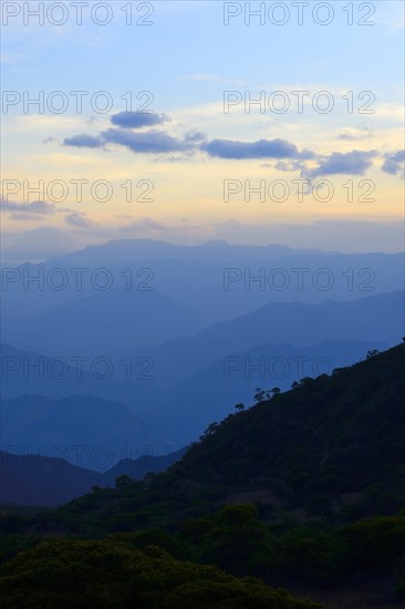 Mountain ranges of the Cordillera Oriental