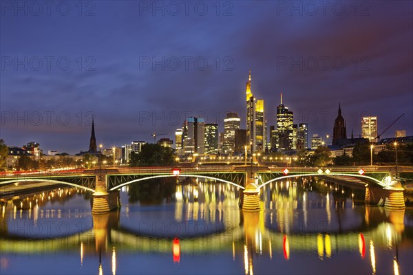 Skyline at dusk