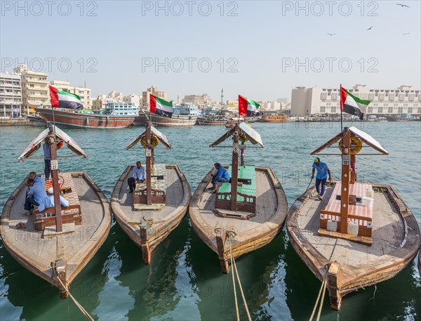 Small traditional ships on the Creek