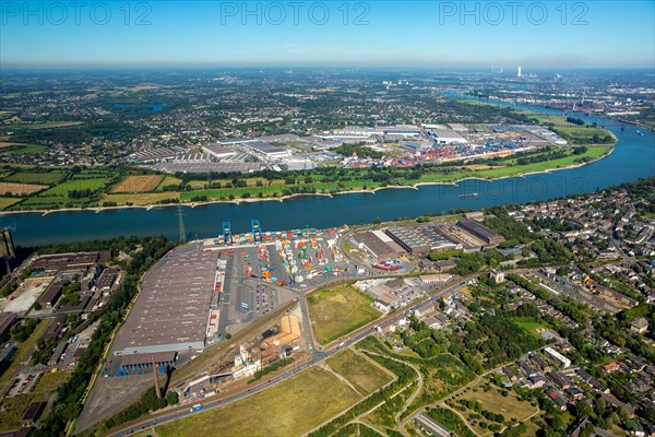 Container loading at River Rhine
