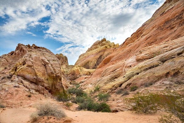 Orange-red rock formations