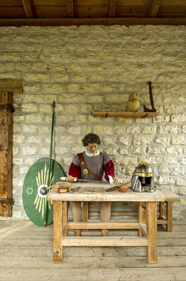 Guardroom in the Roman fort Pfunz