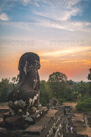 Lion figure as guardian