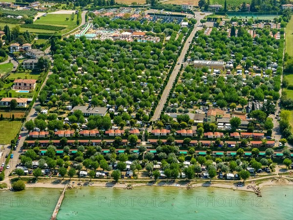 Aerial view of campsite Eurocamping Pacengo