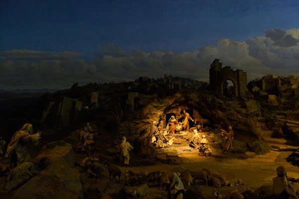 Christmas crib with Christ Child