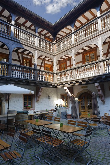 Inner courtyard Loebsches Haus