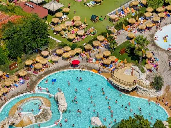 Aerial view of Piani di Clodia Camping