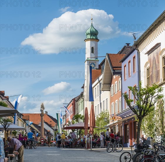 Untermarkt with daughter church Maria Hilf
