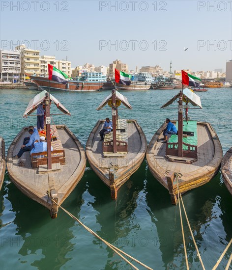Small traditional ships on the Creek