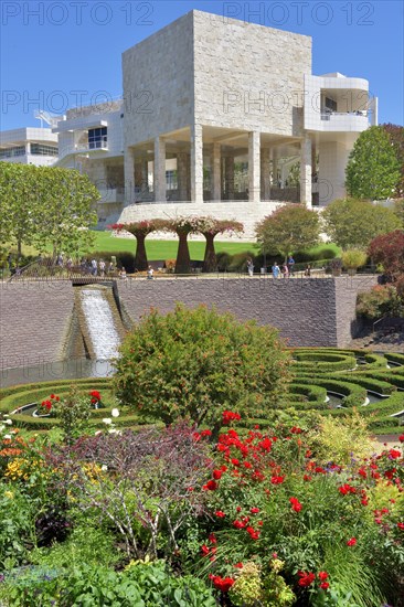 Mediterranean garden in J. Paul Getty Museum