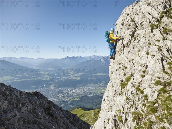Nordkette fixed-rope route