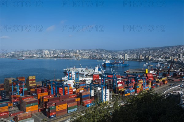 Overlook over the cargo port